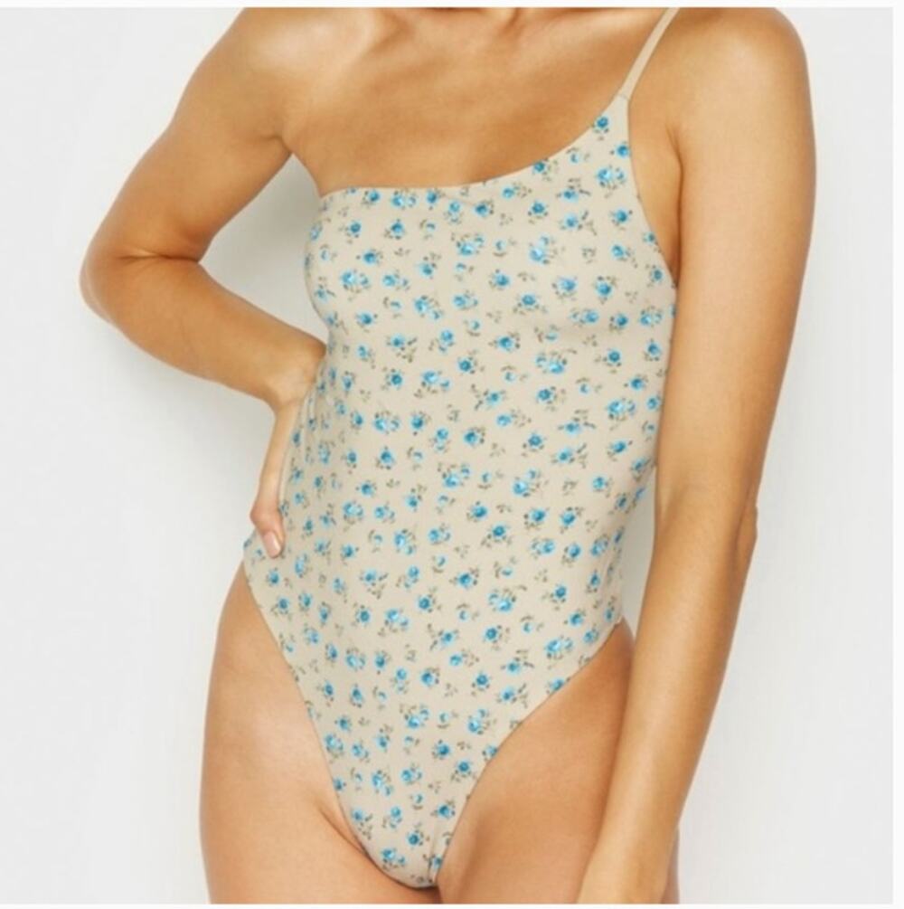 Frankies Bikinis Annie One Piece Spring Bloom Womens Small